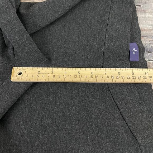 NYDJ Pants Women's 4 Charcoal Heather Pull On Slim Legs Ankle Pants Style 11393 - Picture 9 of 14